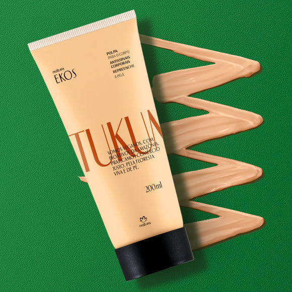Desodorante corporal hidratante Ekos Tukumã 200 ml