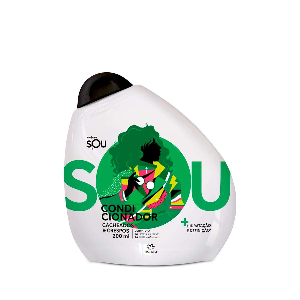 Acondicionador SOU para cabello rizado y encrespado - 200 ml