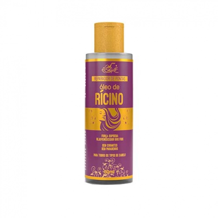 Reparador de Pontas Óleo de Rícino 60ml - Crescimento e Brilho Capilar