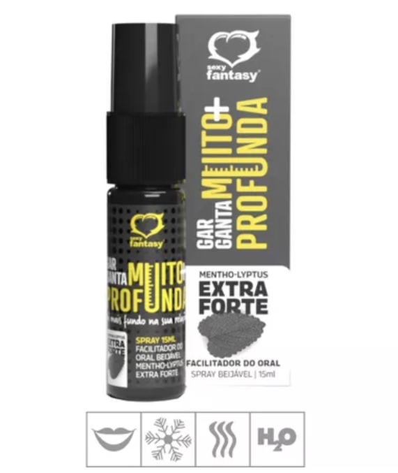Spray Para Sexo Oral Garganta Muito + Profunda 15ml - Mentho-Lyptus