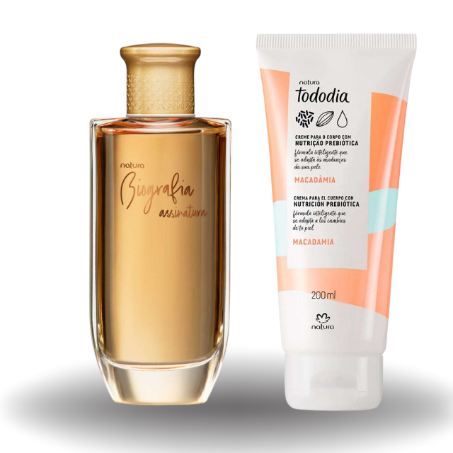 Kit Biografia Assinatura Femnino 100ml+ Hidratante de Macadamia 200ml