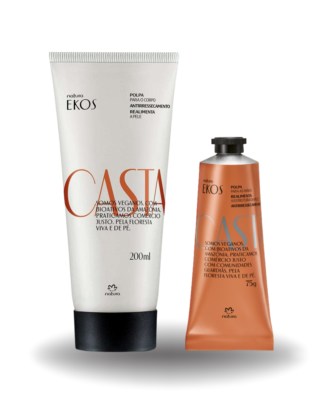 Kit Ekos Castanha: Hidratante Corporal 200ml + Creme de mao 75g