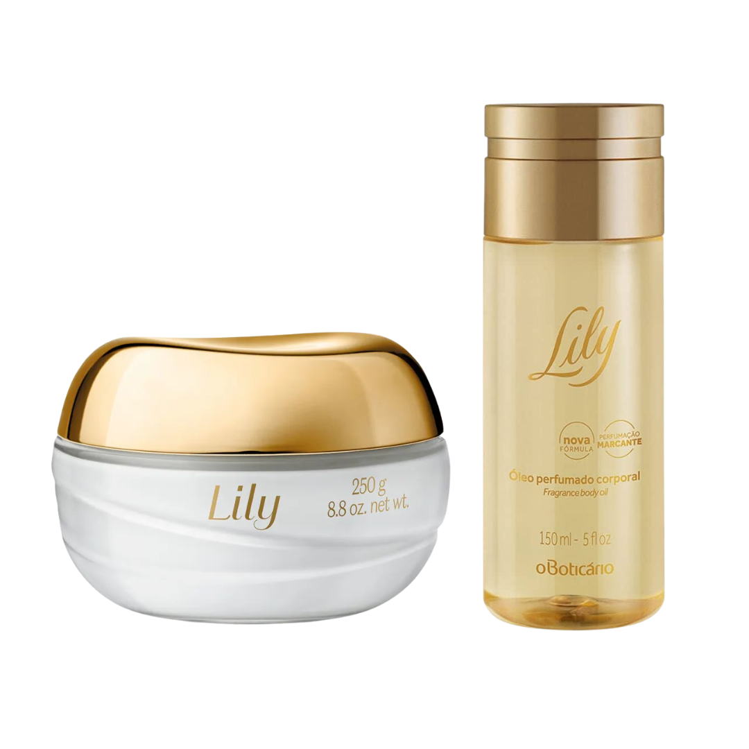 Kit Lily Óleo + Creme Acetinado