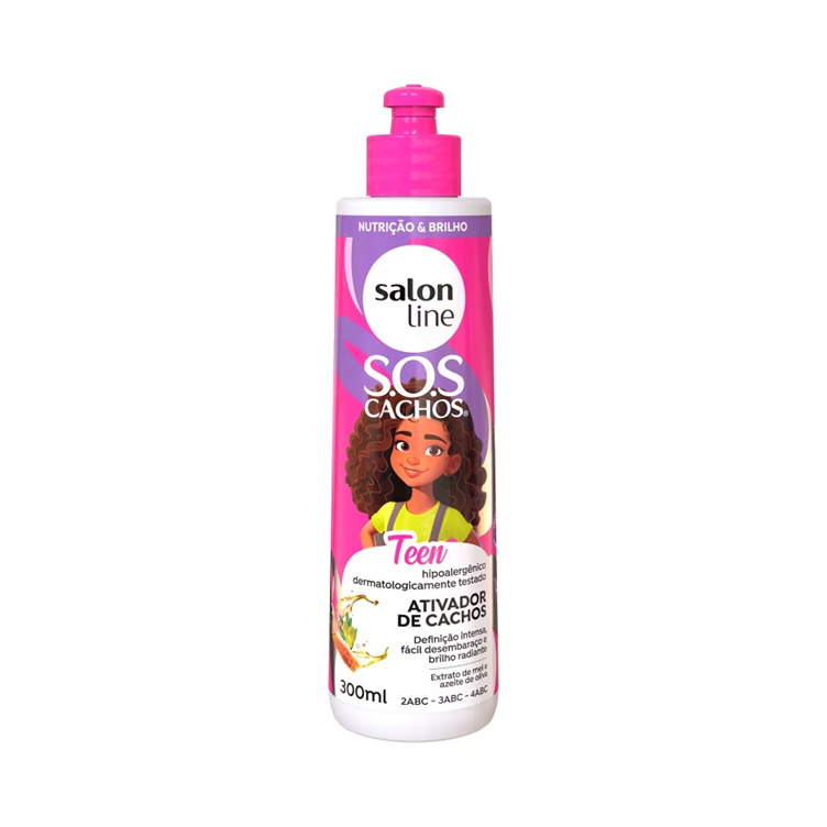 Activador de rizos SOS Cachos Teen Salon Line 300 ml