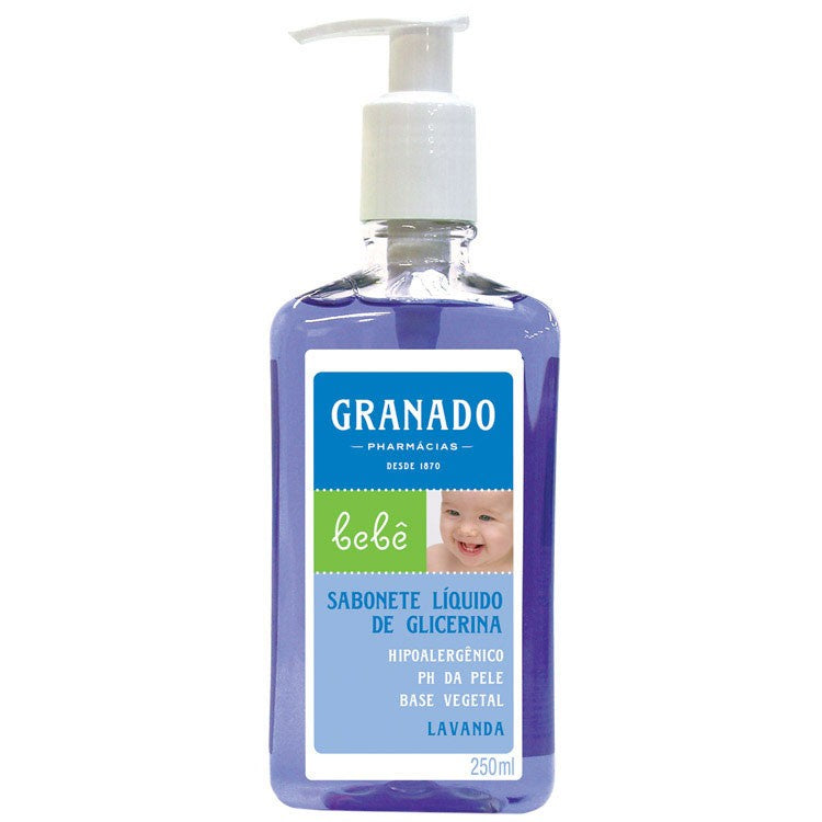 Jabón líquido para lavar ropa con glicerina Granado 250 ml