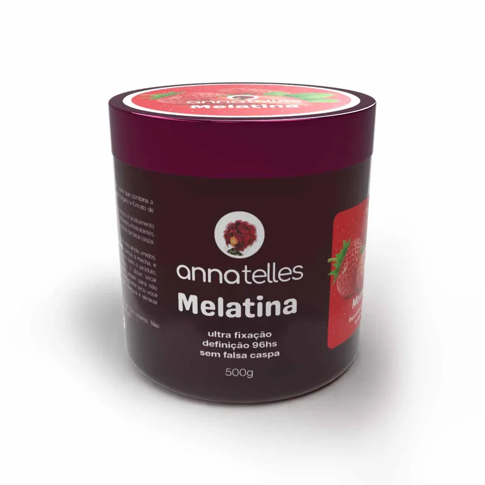 Melatina Hair 500g - Anna Telles | Modelador Capilar Ultra Fixação 96h