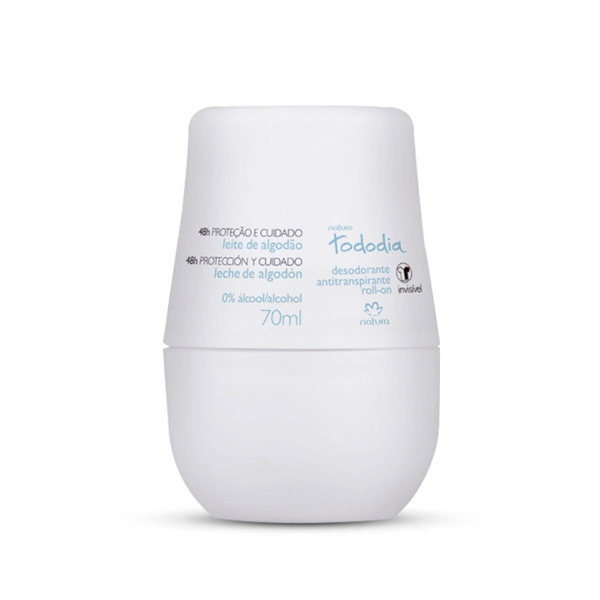 Tododia Roll on Deodorant Leite de Algodão 75ml - Natura