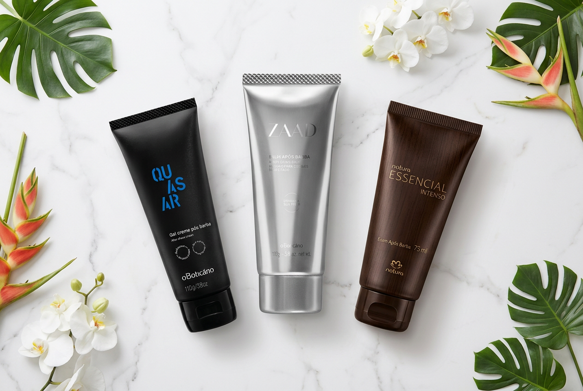 Pós-Barba Brasileiro nos EUA: Como Escolher entre Balm e Gel Creme