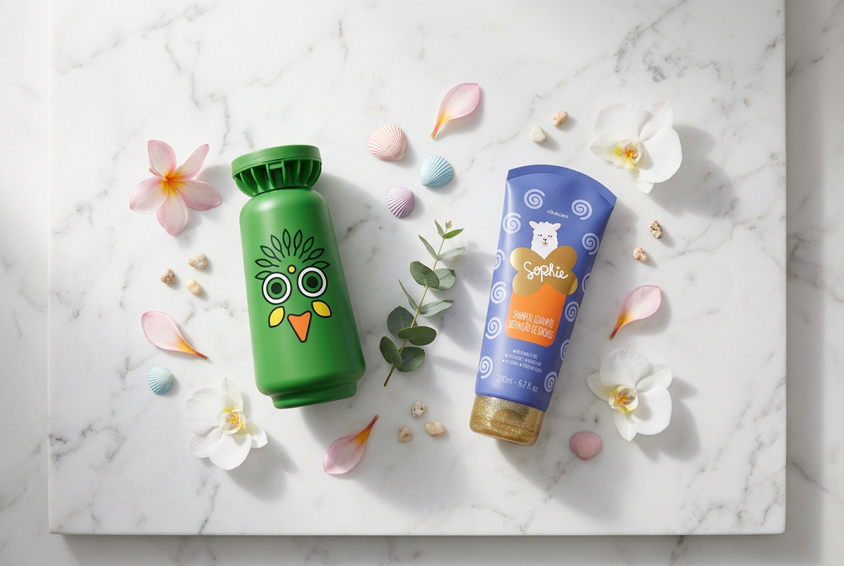 Cachos Infantis nos EUA: Como Escolher Shampoo Brasileiro para Crianças