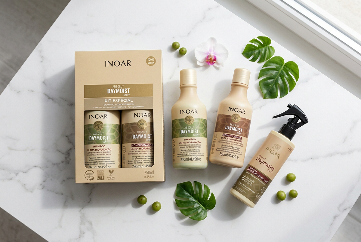 Cabelos Coloridos nos EUA: Guia de Cuidados com Inoar Daymoist CLR