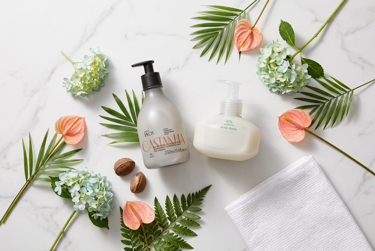 Sabonete Natura para Mãos nos EUA: Ekos Castanha ou Erva Doce?