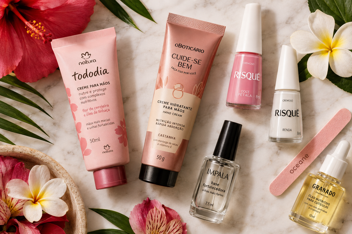 Manicure Brasileira em Casa nos EUA: Como Cuidar das Unhas e Cutículas com Produtos Brasileiros