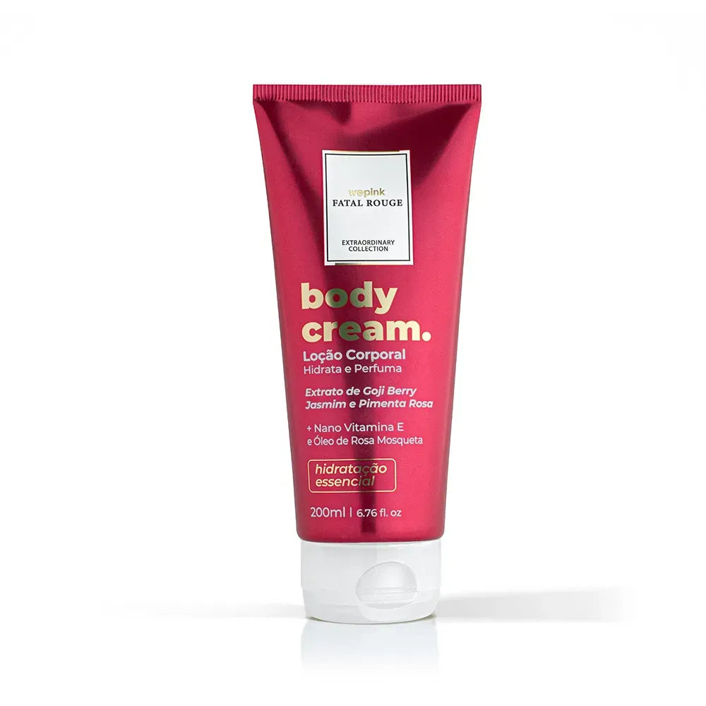 Wepink Fatal Rouge Body Cream Locão Desodorante Hidratante 200ml
