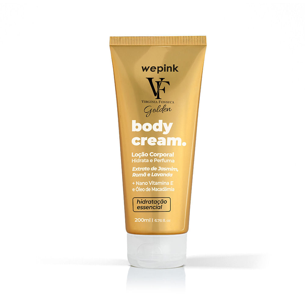 Wepink VF Golden Virginia Fonseca Body Cream Locao Hidratante Corporal 200ml