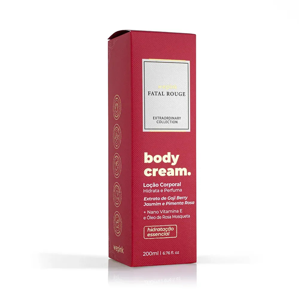 Wepink Fatal Rouge Body Cream Locão Desodorante Hidratante 200ml