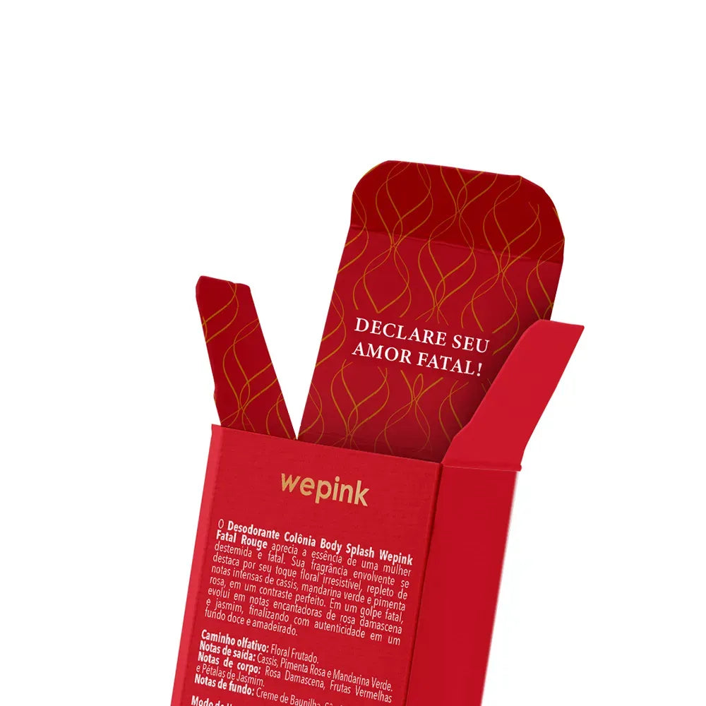 Wepink Fatal Rouge Body Splash Floral Frutado Extraordinary Collection 200ml
