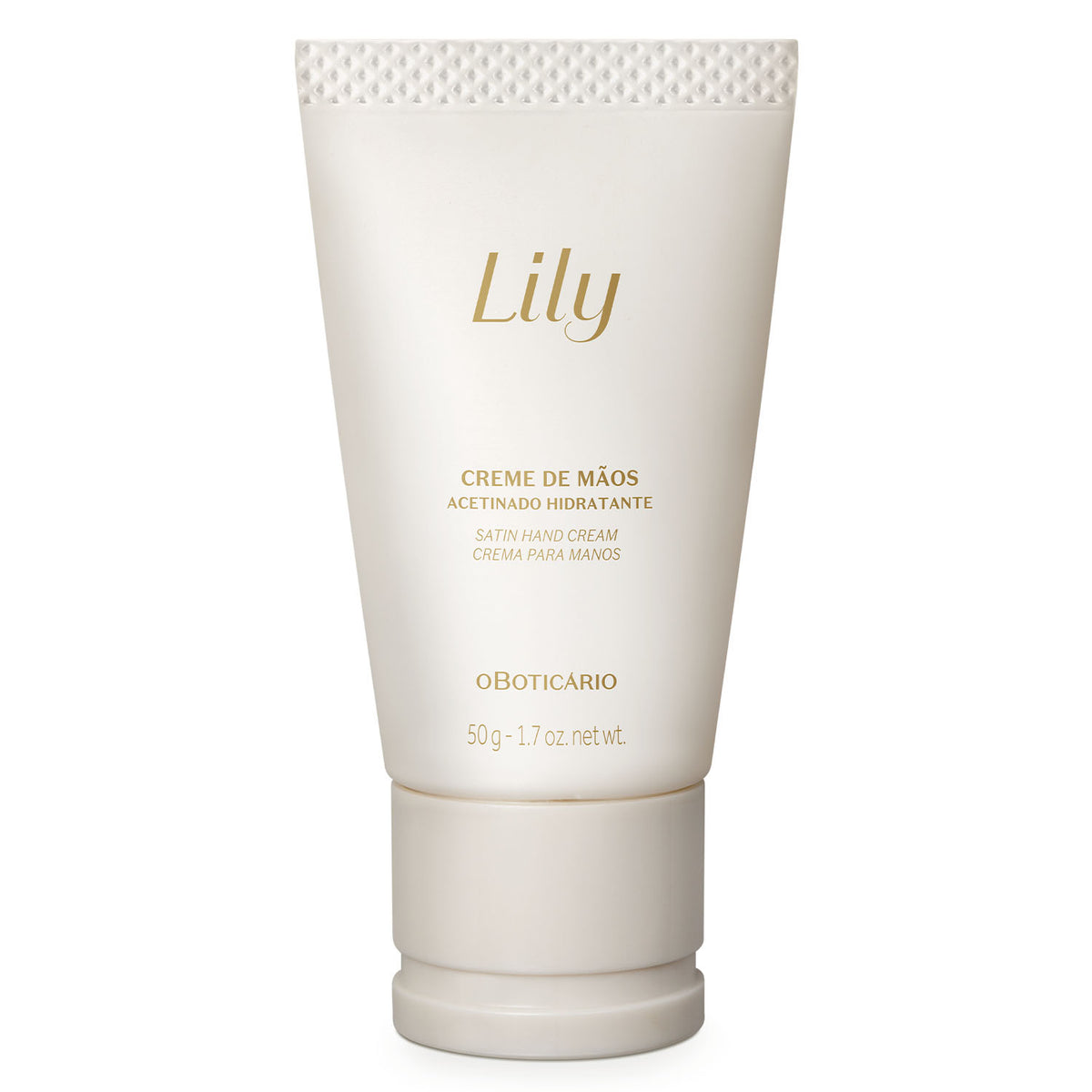O Boticário Lily Creme de Mãos Acetinado 50g