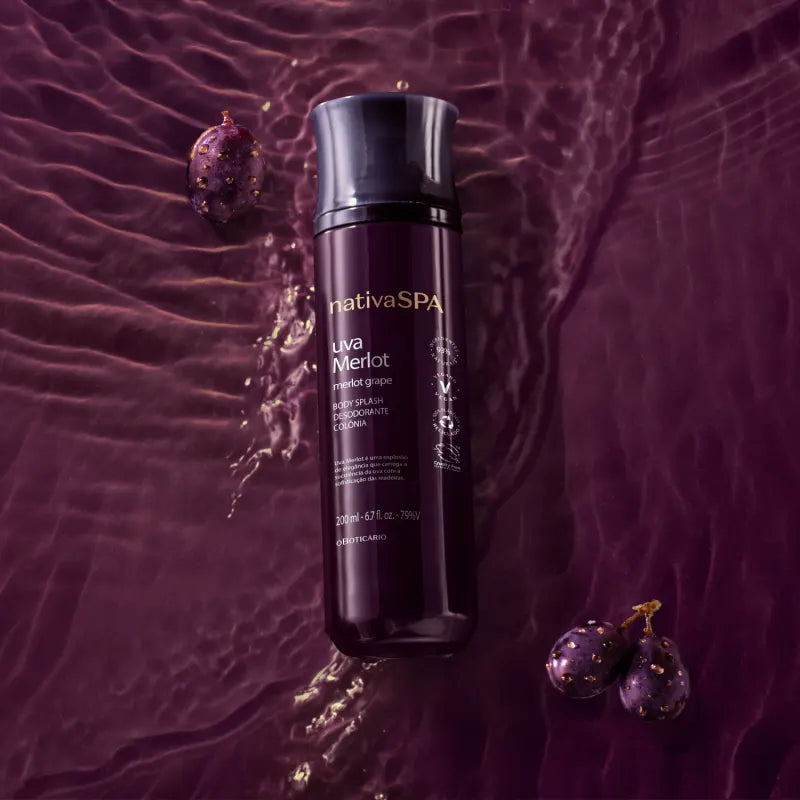 O Boticário Nativa SPA Body Splash Uva Merlot 200ml