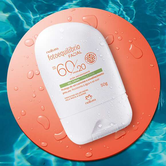 Protetor Facial Gel Creme FPS 60/FPUVA 20 Fotoequilíbrio