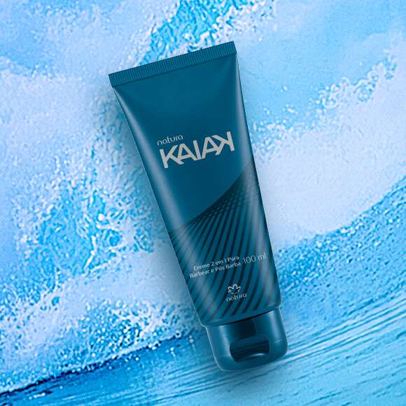 Natura Kaiak Clássico Creme 2 em 1 Para Barbear e Pós-Barba 100ml