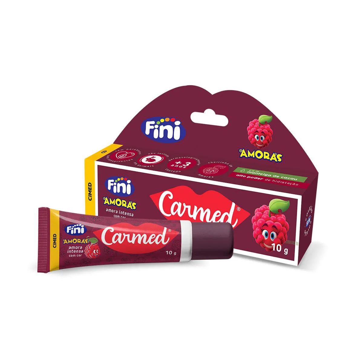 Carmed Fini Hidratante Labial Amoras Intensas com Cor 10g