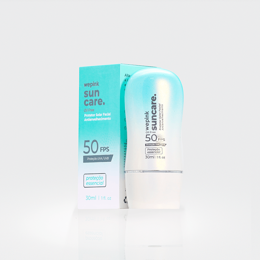 Wepink Suncare Protetor Solar Facial FPS 50 Toque Seco Matte 30ml