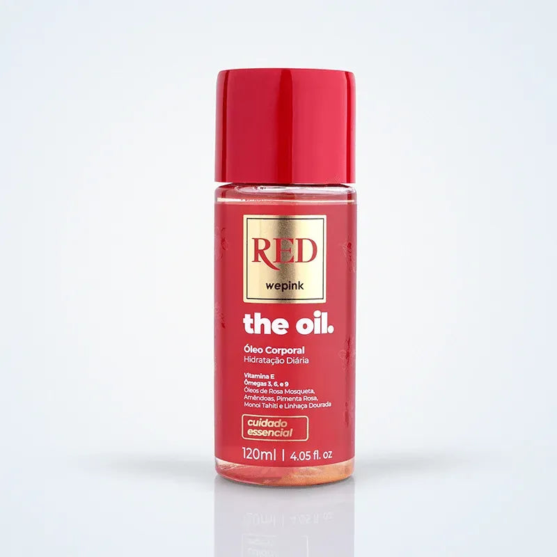 Wepink The Oil Red Óleo Corporal com Glitter Perfumado 120ml