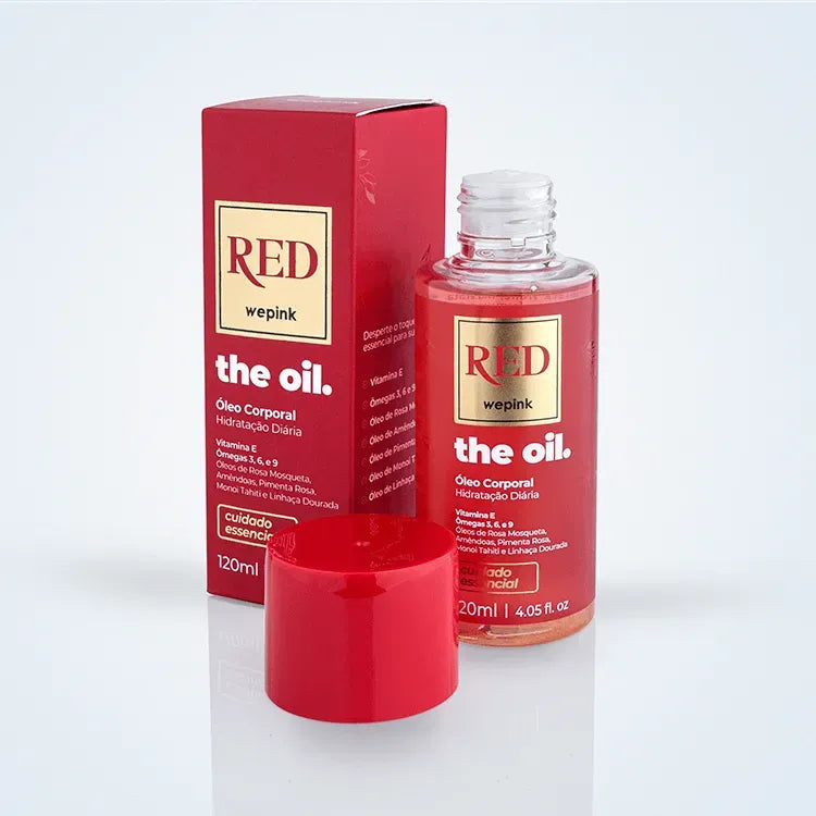 Wepink The Oil Red Óleo Corporal com Glitter Perfumado 120ml