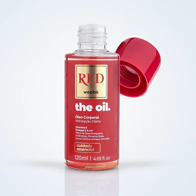 Wepink The Oil Red Óleo Corporal com Glitter Perfumado 120ml