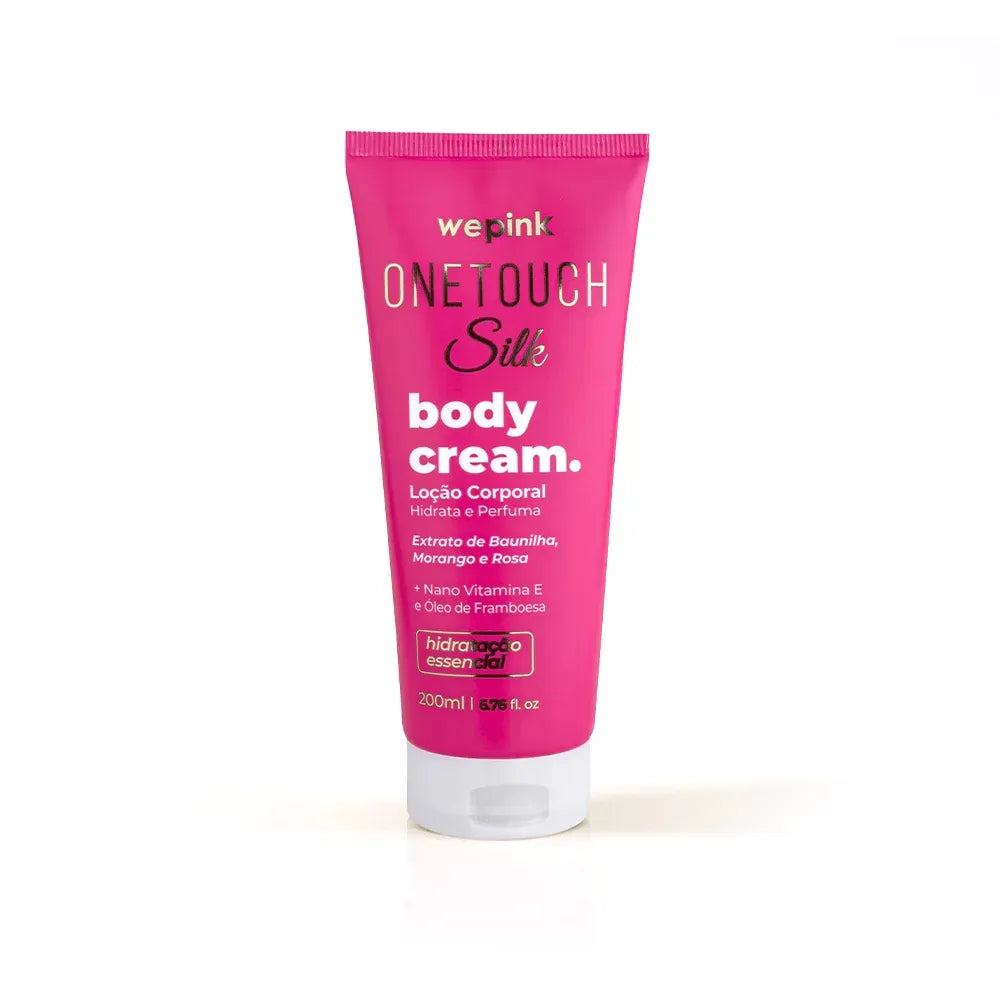 Wepink One Touch Silk Body Cream Locação Desodorante Hidratante 200ml