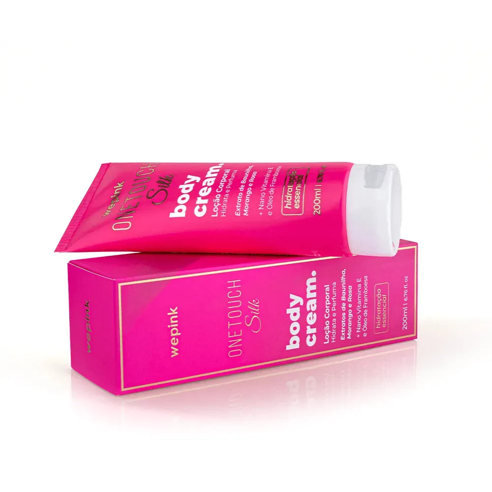 Wepink One Touch Silk Body Cream Locação Desodorante Hidratante 200ml