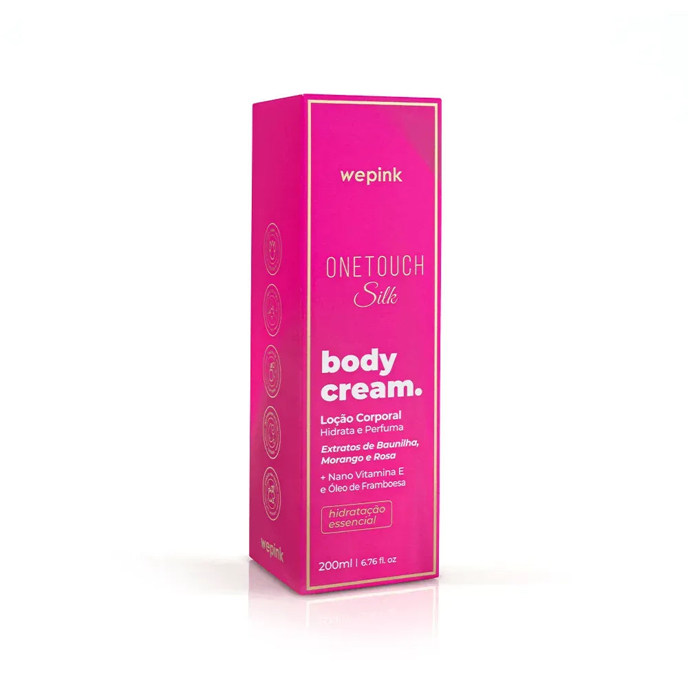 Wepink One Touch Silk Body Cream Locação Desodorante Hidratante 200ml