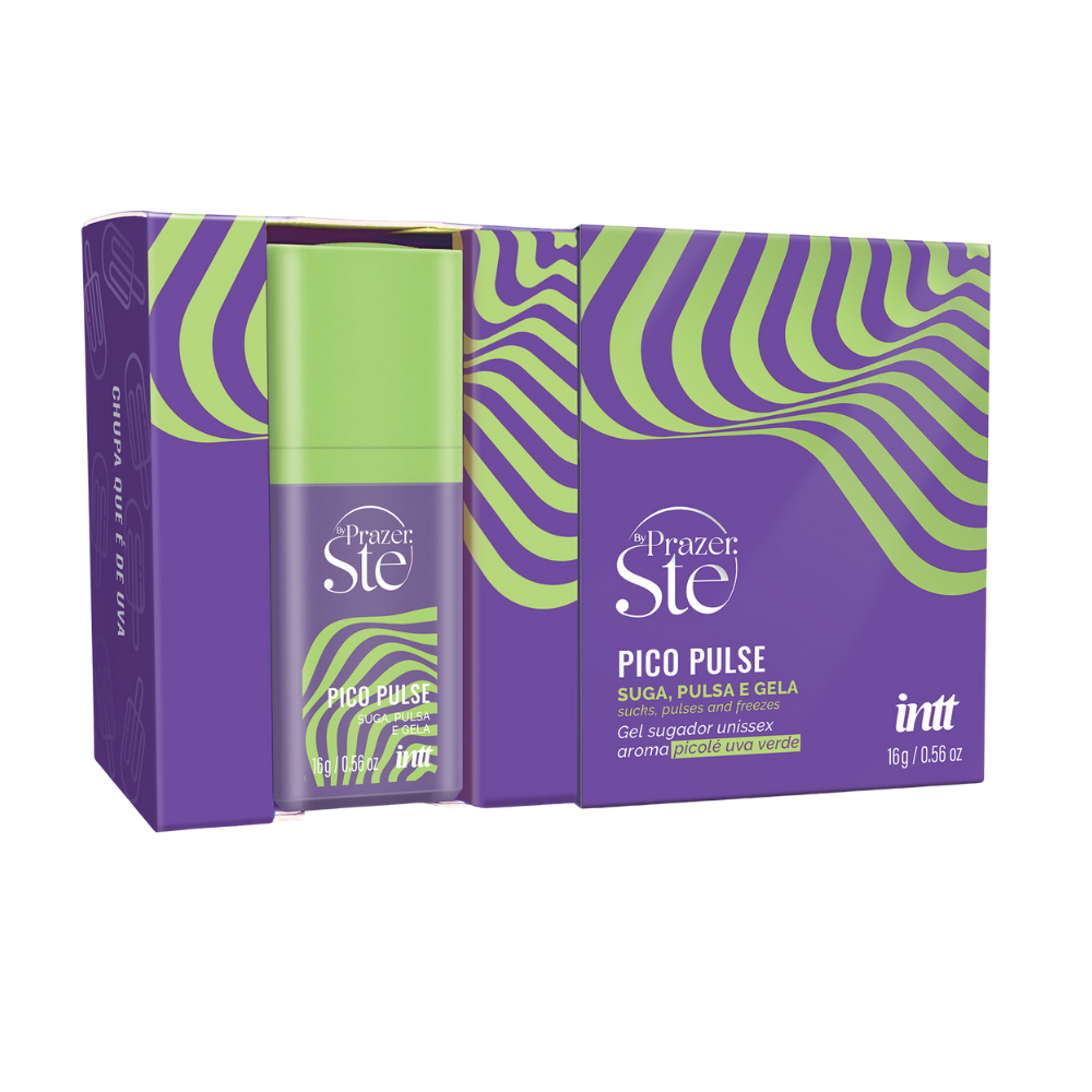 Intt Pico Pulse Gel Sugador Picolé Uva Verde 16g display com unidades