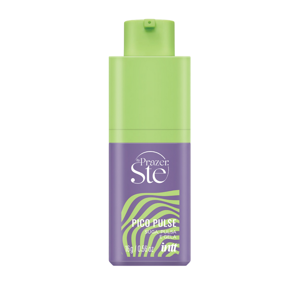 Intt Pico Pulse Gel Sugador Picolé Uva Verde 16g frasco lateral