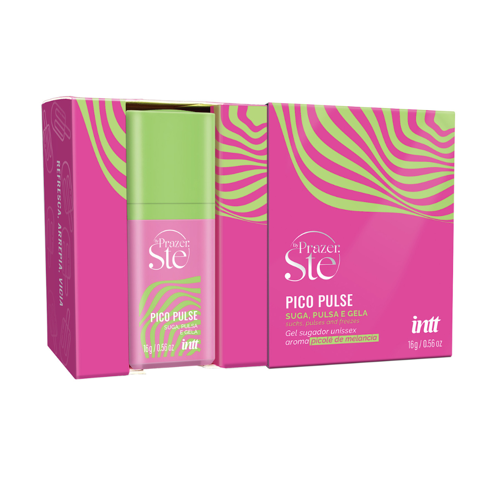 Intt Pico Pulse Gel Sugador Picolé Melancia 16g display com unidades