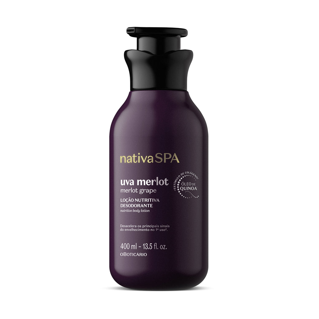 O Boticário Nativa SPA Uva Merlot Loção Nutritiva 400ml