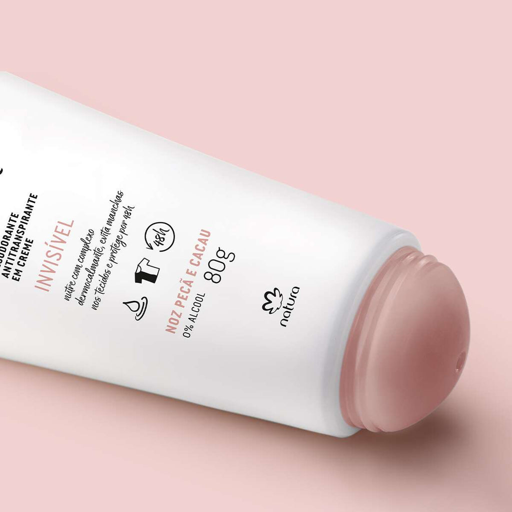 Natura Tododia Desodorante Antitranspirante Creme Noz Pecã e Cacau 80g