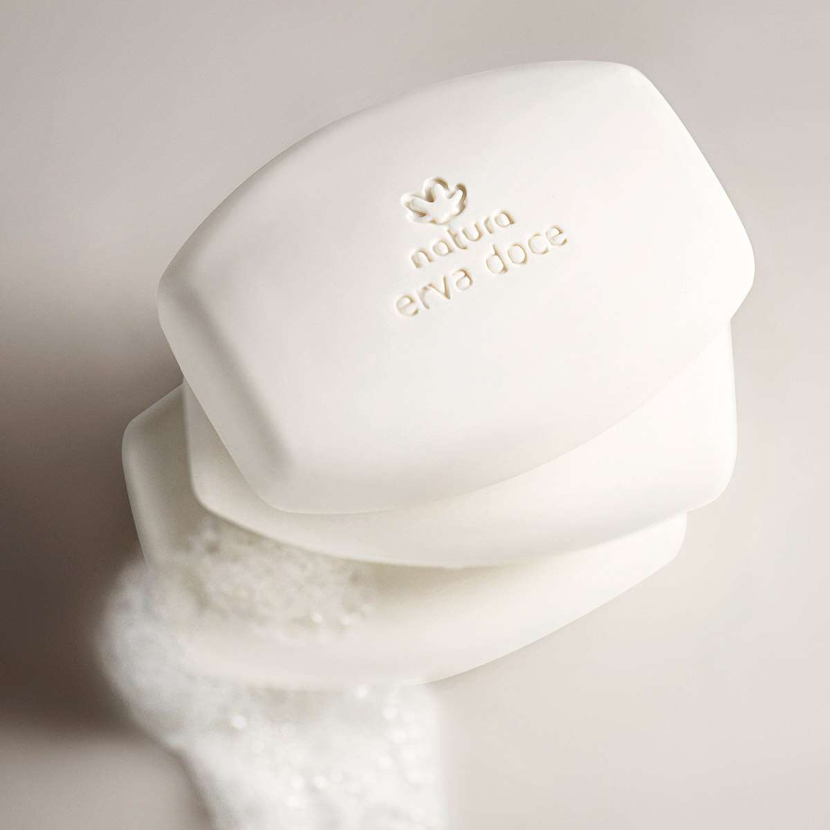 Natura Erva Doce Sabonete em Barra Cremoso 3x90g | Espuma Cremosa | Camada Protetora