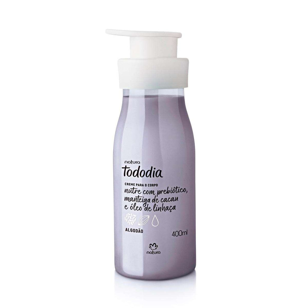 Natura Tododia Algodão Creme Desodorante Nutritivo Corporal 400ml