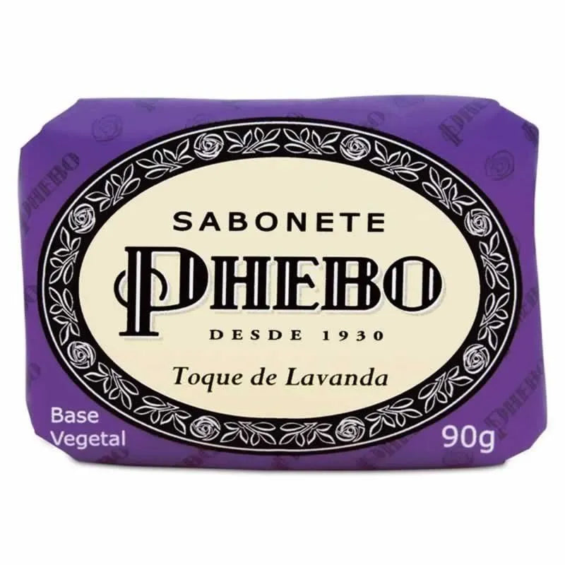 Phebo Sabonete em Barra Glicerinado Toque de Lavanda 90g