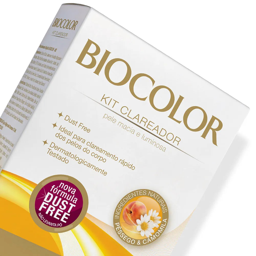 Biocolor Kit Clareador de Pelos Pêssego e Camomila