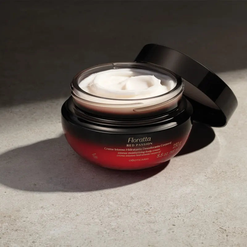 O Boticário Floratta Red Passion Creme Intenso Hidratante Corporal 250g