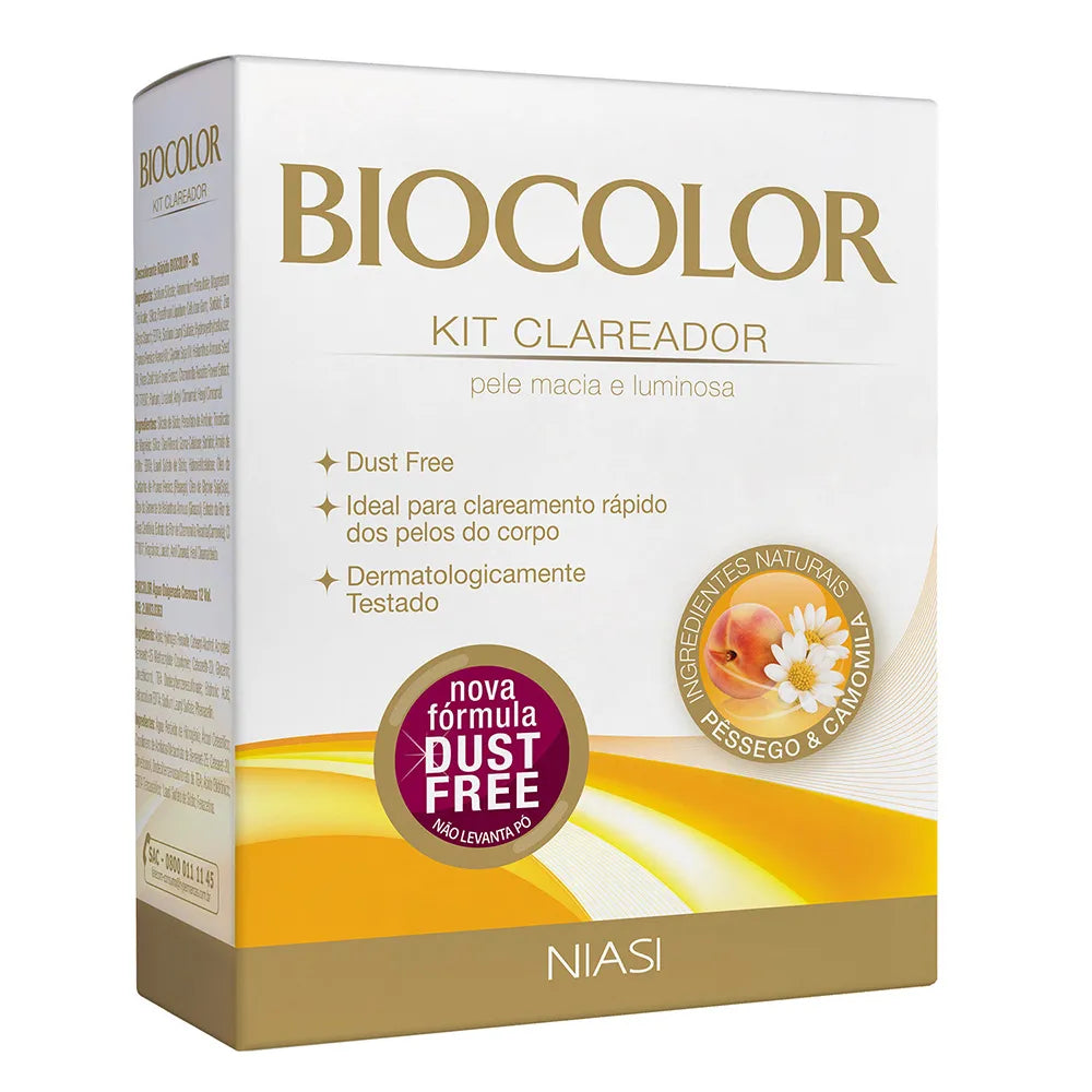 Biocolor Kit Clareador de Pelos Pêssego e Camomila