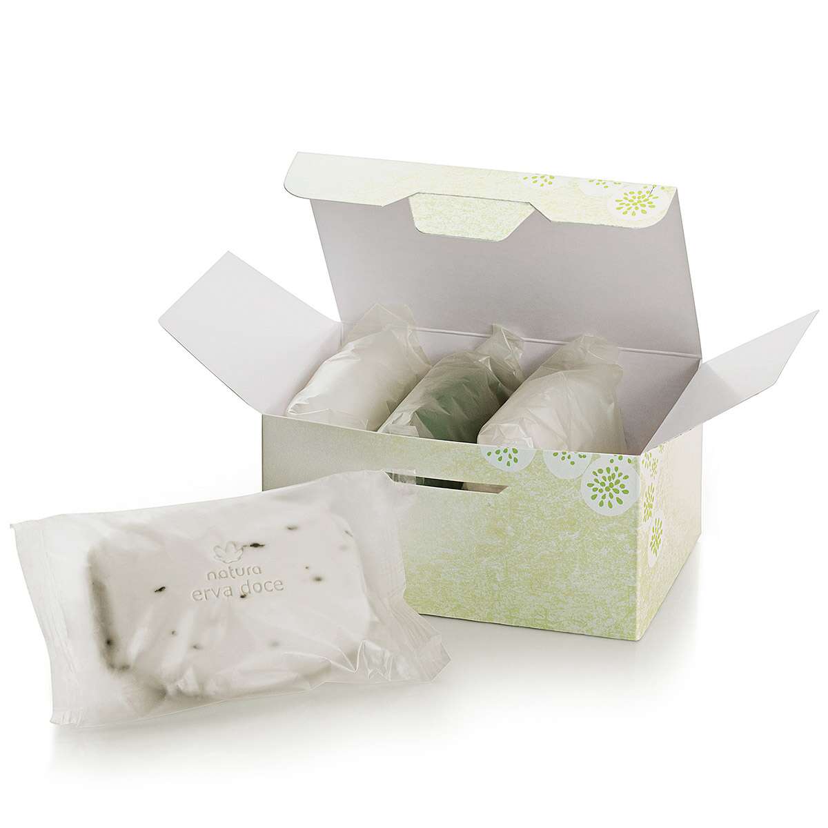 Caixa De Sabonetes Sortidos Erva Doce Com 4un