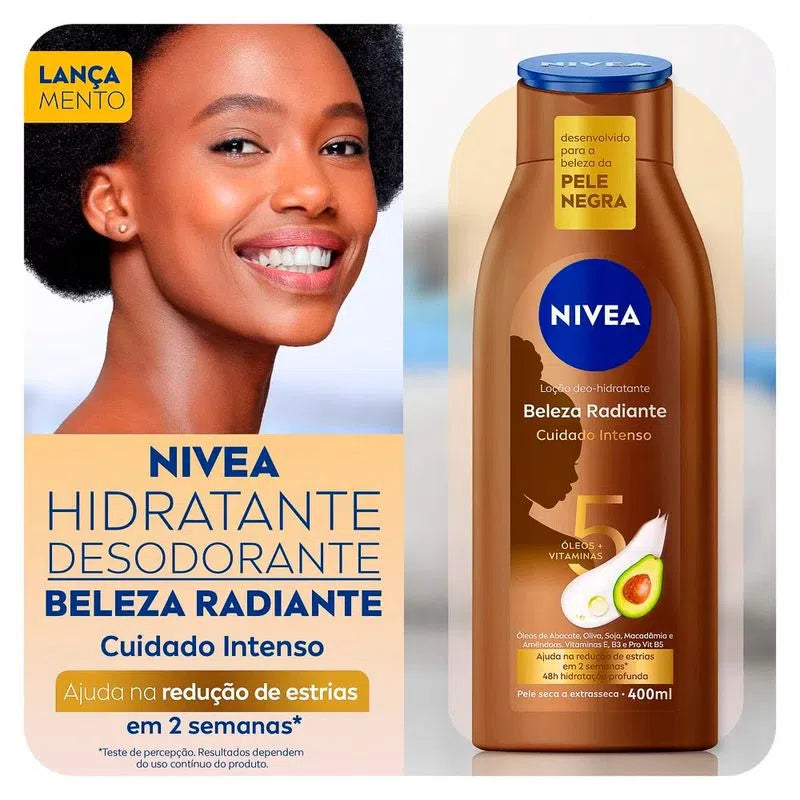 Crema hidratante corporal Nivea Radiant Beauty Intense Care 400 ml