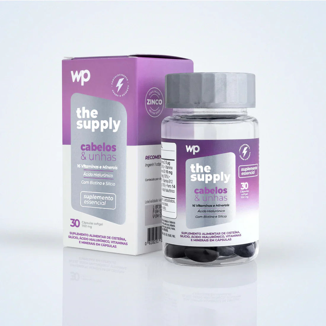 Wepink Cabelos e Unhas 30 Cápsulas Softgel