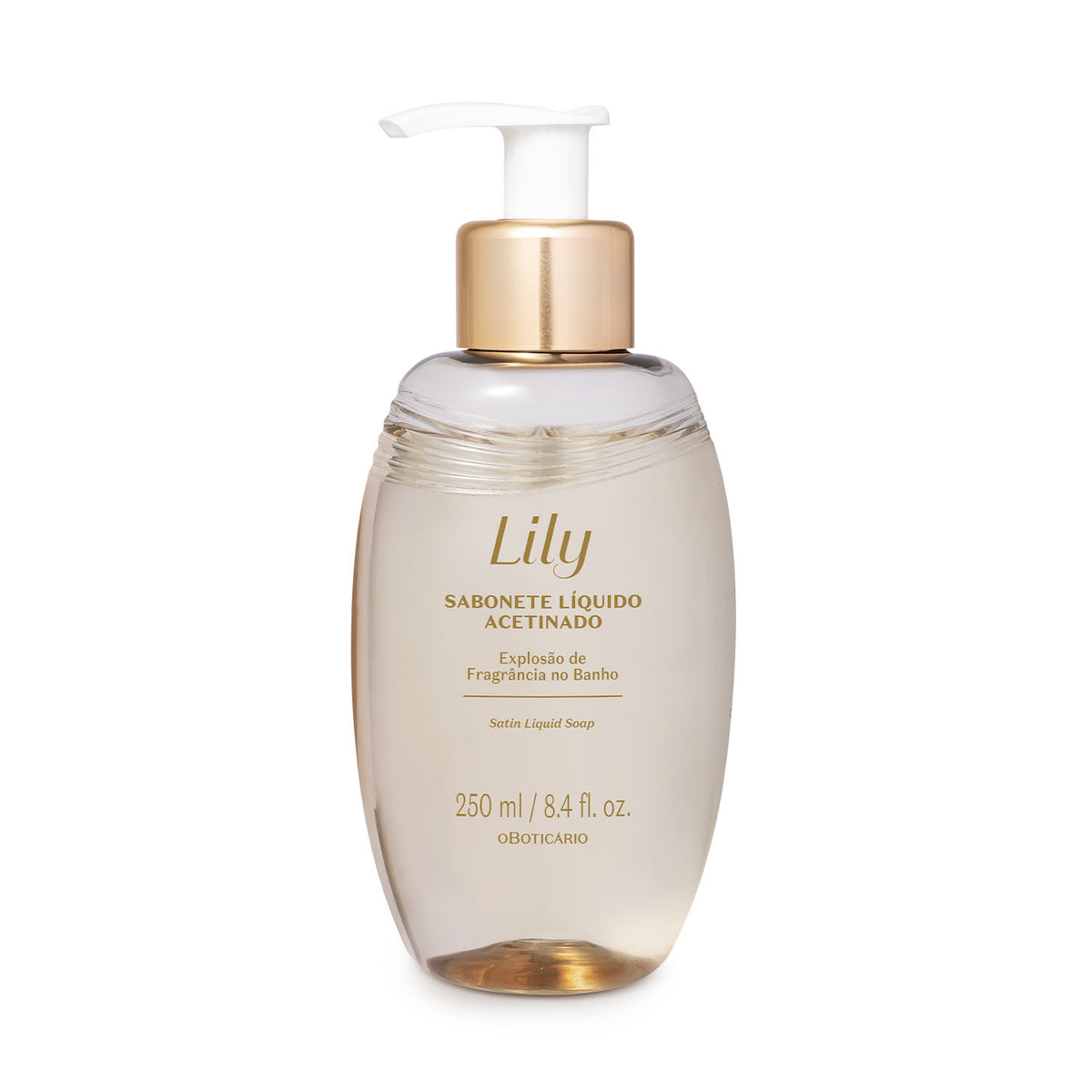 O Boticário Lily Satin Cream Cleanser Sabonete Cremoso 250ml