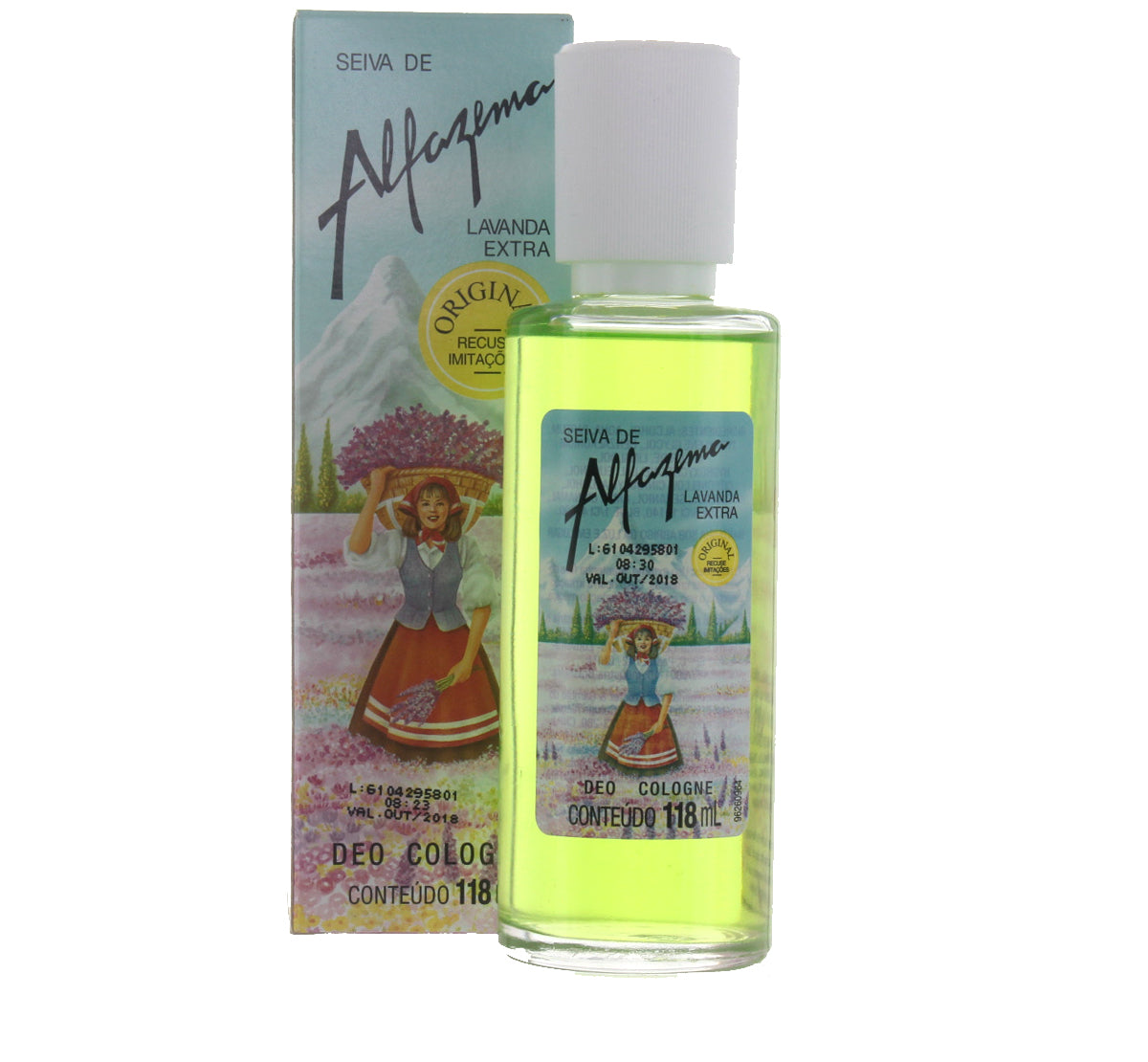 Alfazema Lavender Seiva Deo Colônia 118ml
