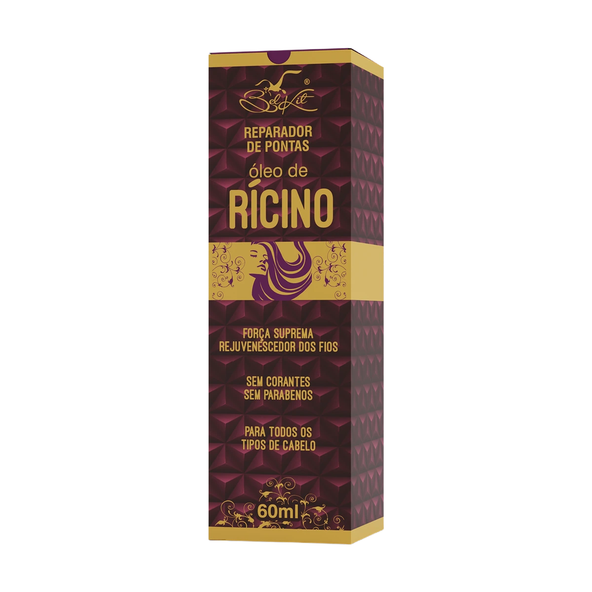 Belkit Reparador de Pontas Óleo de Rícino 60ml caixa lateral