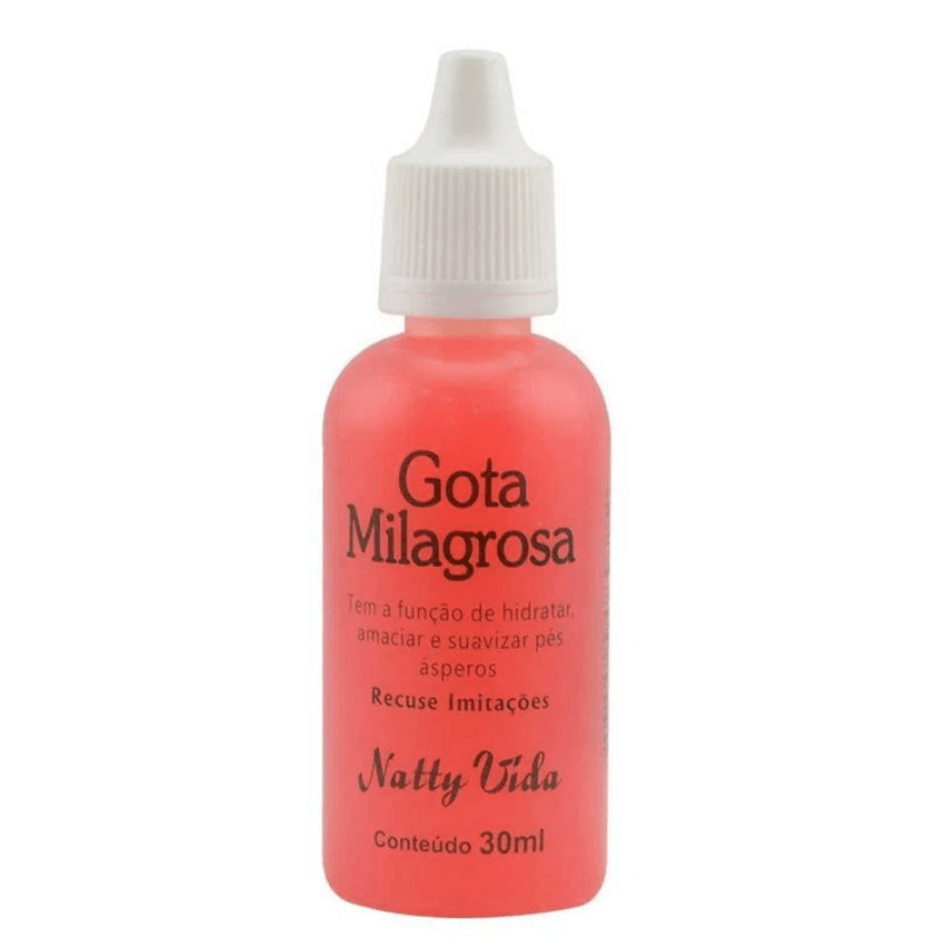 Natty Vida Gota Milagrosa para Rachaduras dos Pés e Mãos 30ml